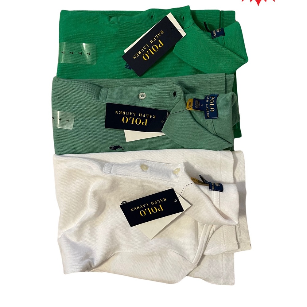 Boy’s Ralph Lauren Polo Shirt Bundle of 3, size 7